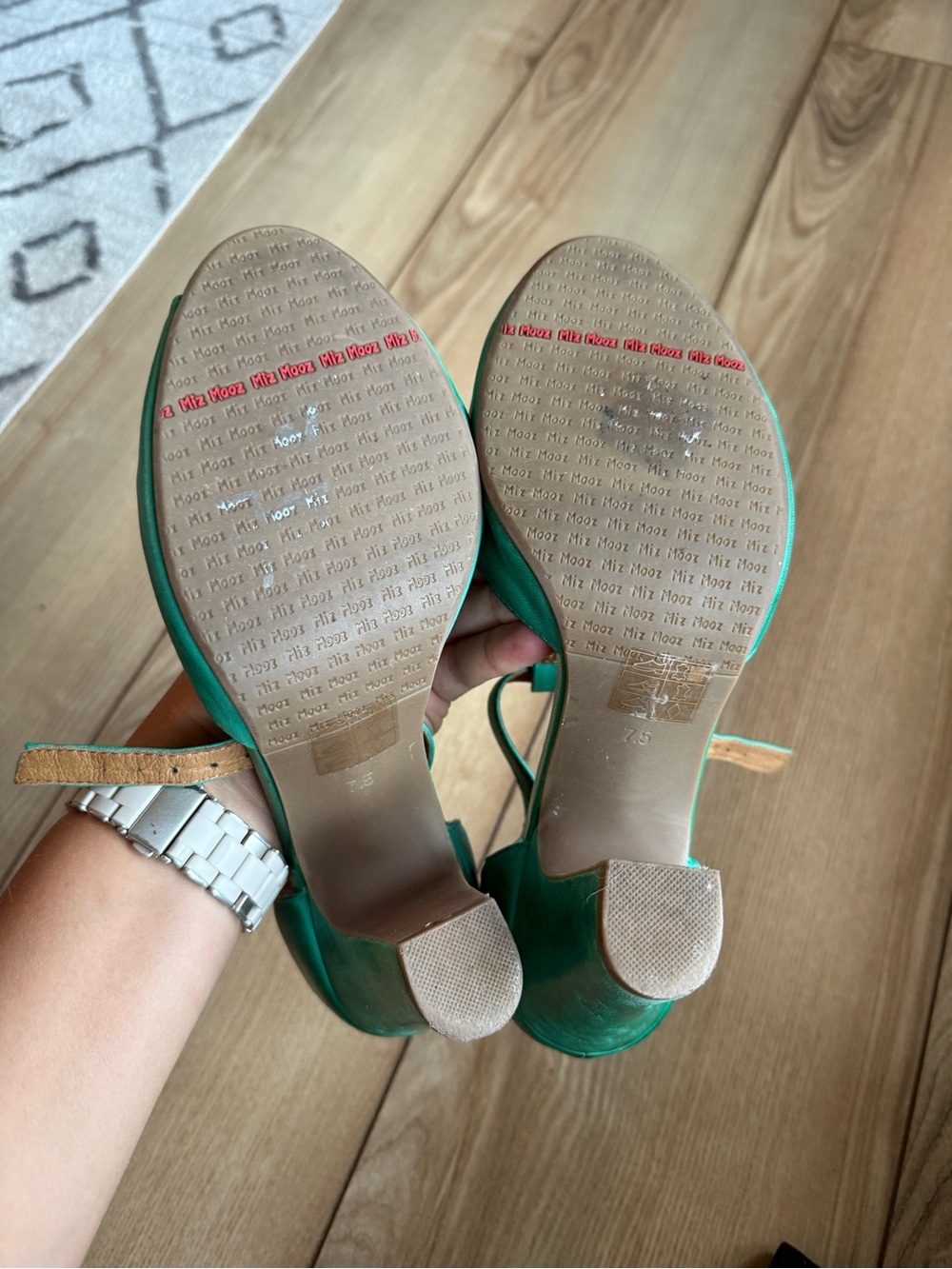 Miz Mooz green Sailor Heels - Picture 6 of 10